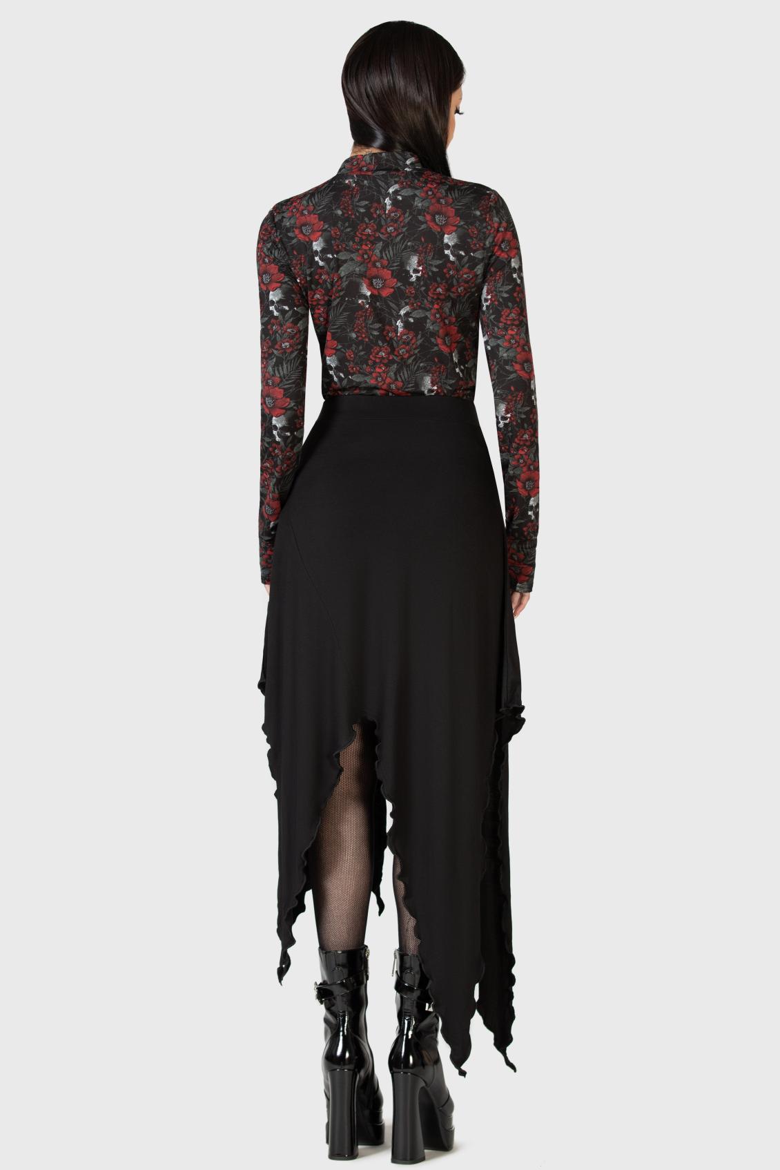 Women Midi Skirts | Killstar Creeping Willow Midi Skirt