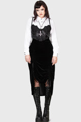 Women Midi Skirts | Killstar Daldina Midi Skirt