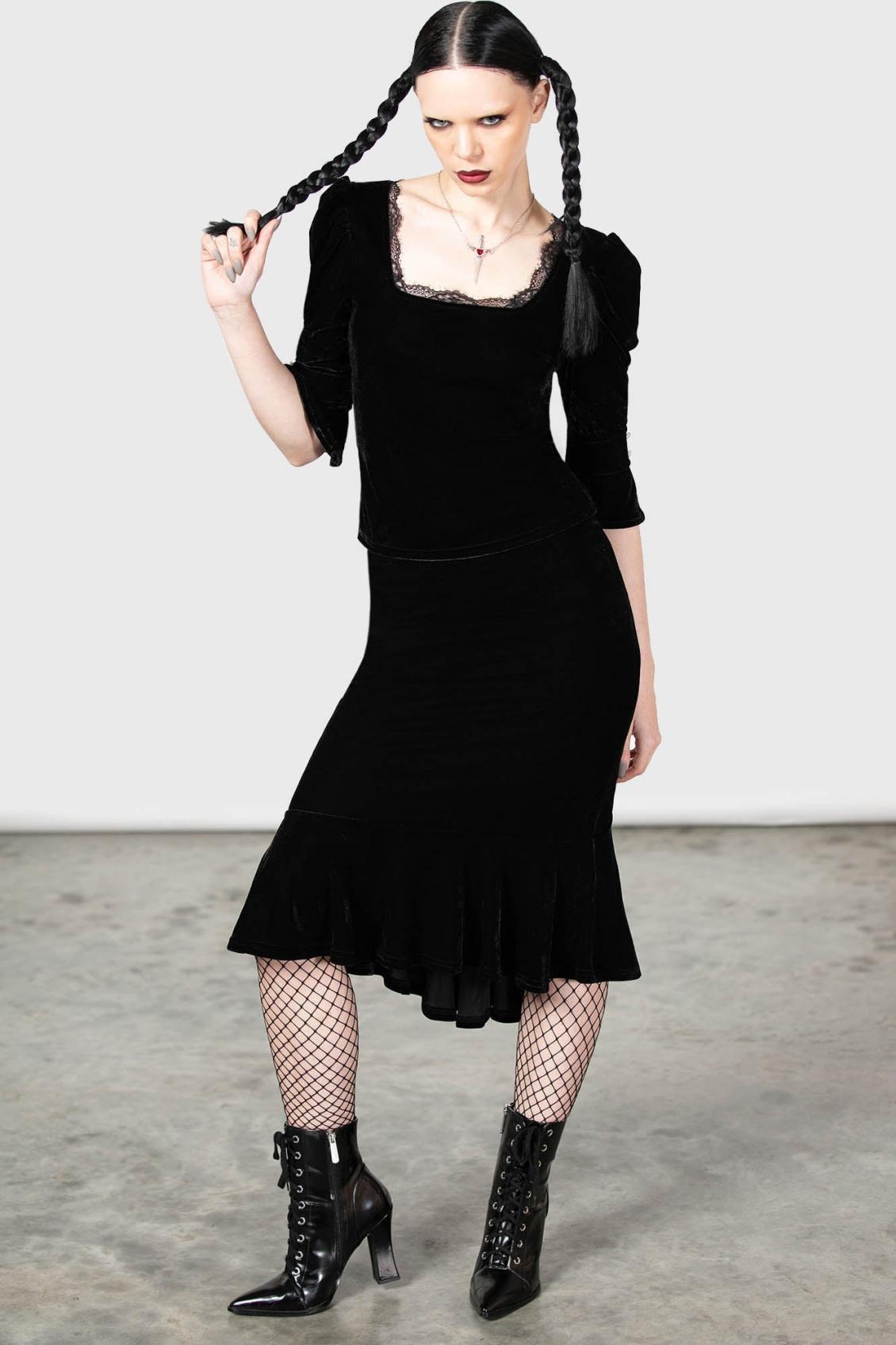 Women Midi Skirts | Killstar Drusilla Midi Skirt