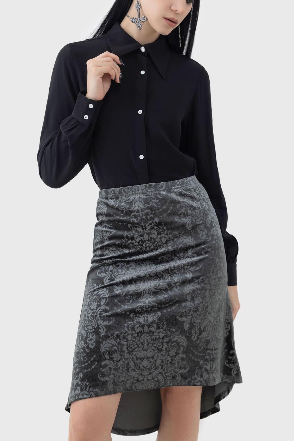 Women Midi Skirts | Killstar Haunted Lover Midi Skirt