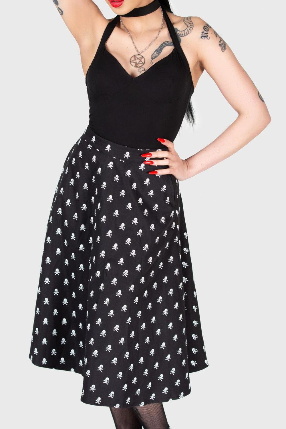 Women Midi Skirts | Killstar Lay Dead Midi Skirt