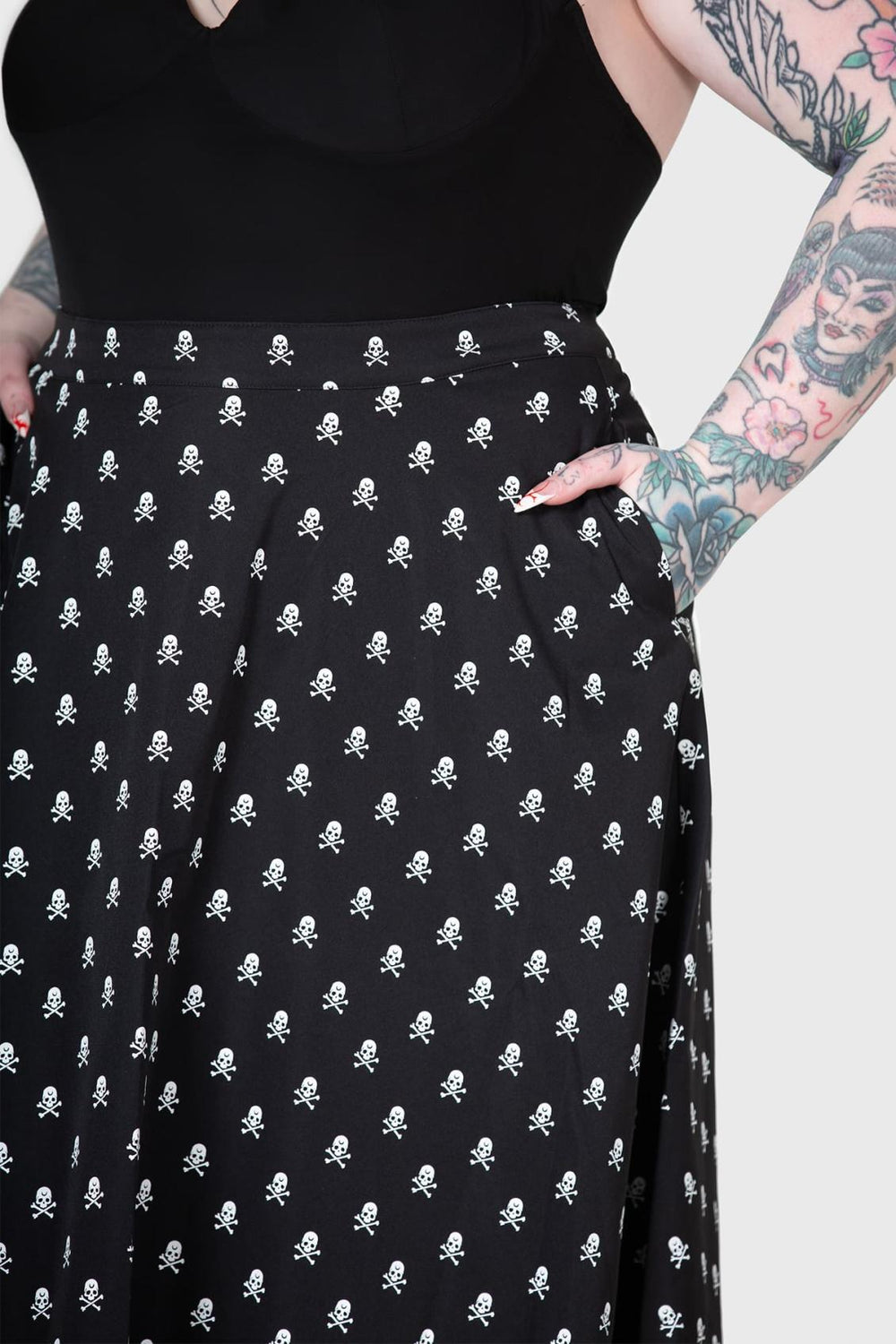 Women Midi Skirts | Killstar Lay Dead Midi Skirt