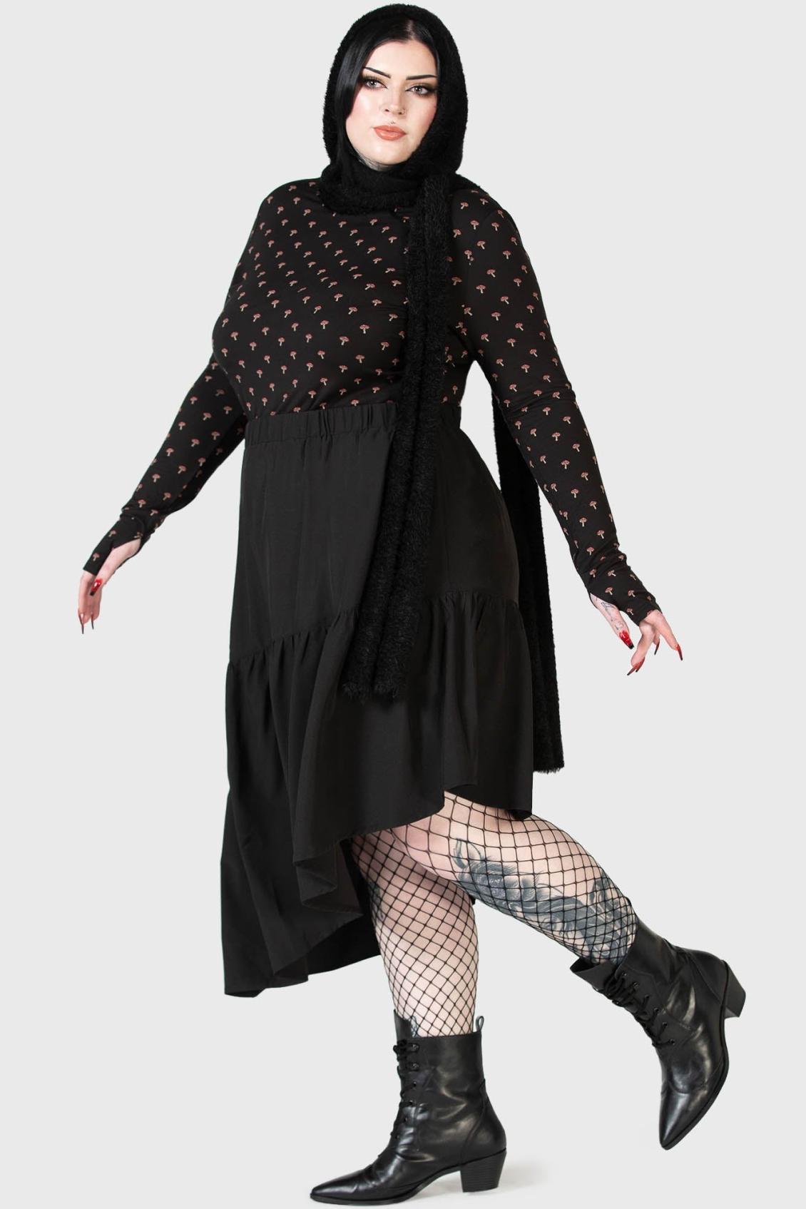 Women Midi Skirts | Killstar Othalo Midi Skirt