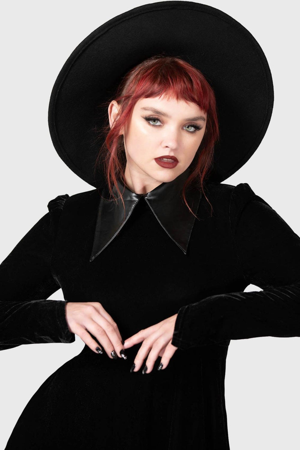 Women Mini | Killstar Cathedral II Skater Dress [B]