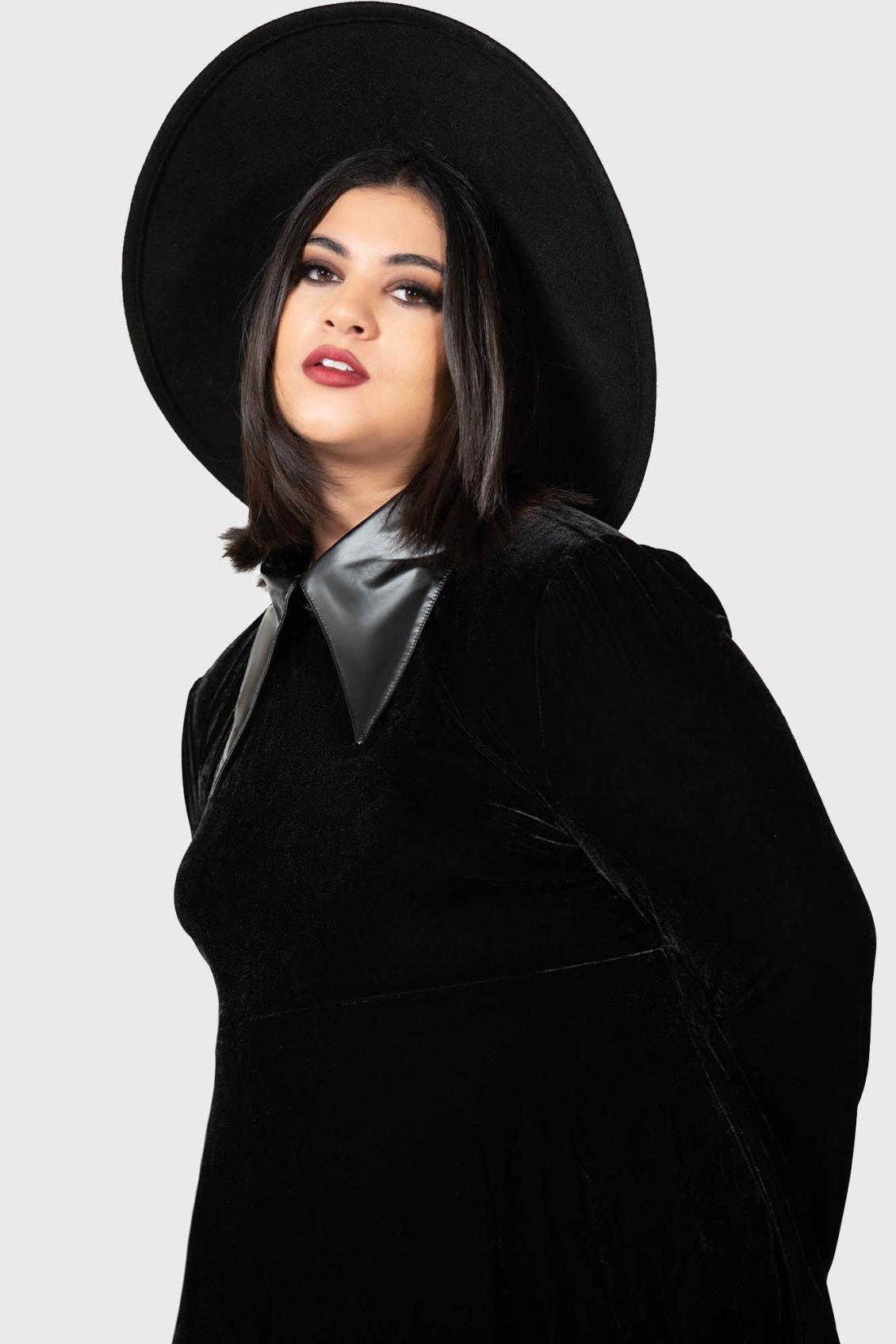 Women Mini | Killstar Cathedral II Skater Dress [B]