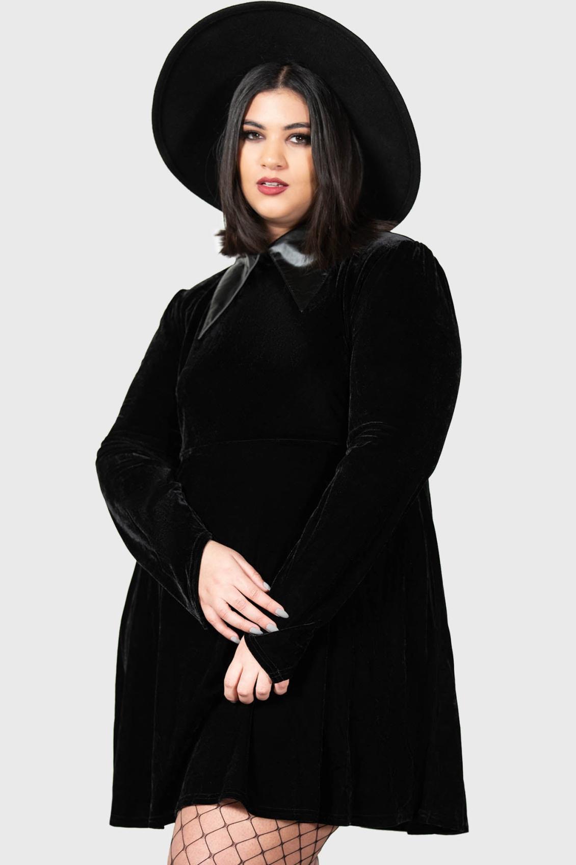 Women Mini | Killstar Cathedral II Skater Dress [B]