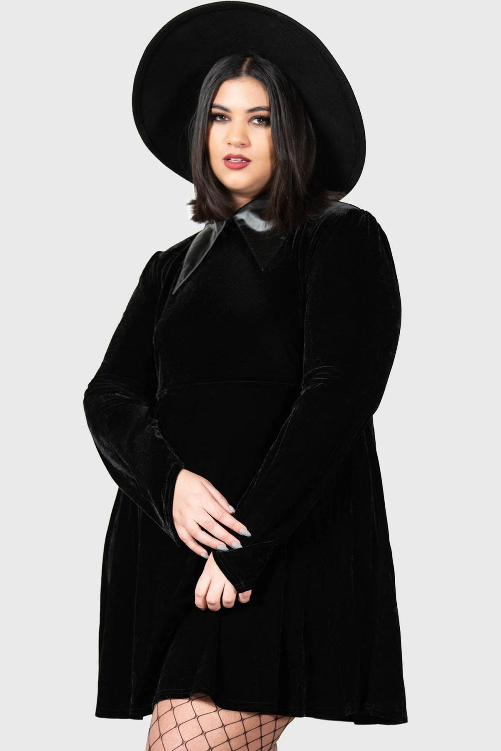 Women Mini | Killstar Cathedral II Skater Dress [B]