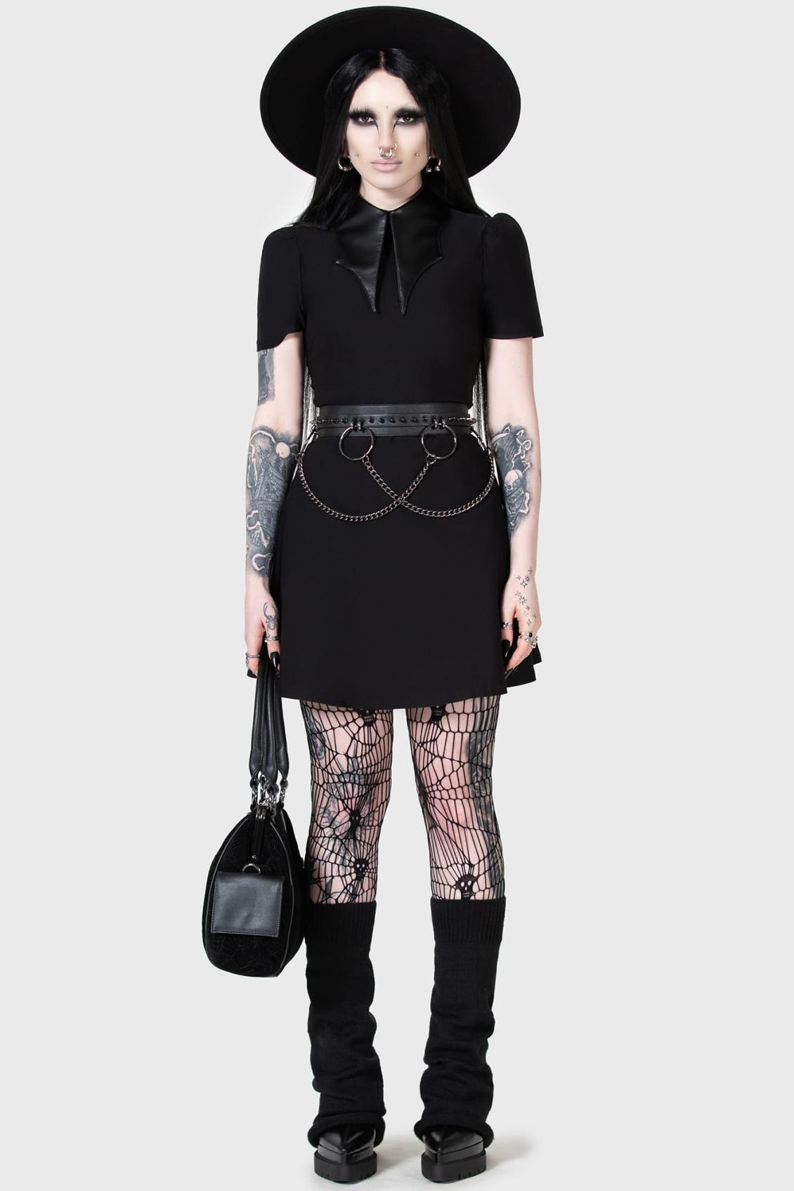 Women Mini | Killstar Chapel Collar Dress