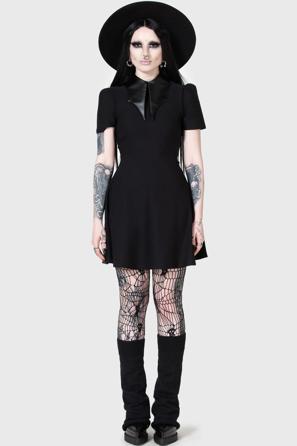 Women Mini | Killstar Chapel Collar Dress