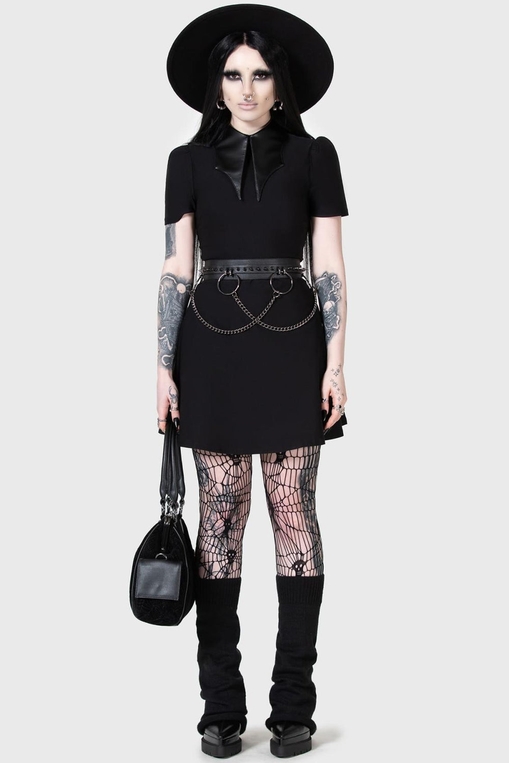Women Mini | Killstar Chapel Collar Dress