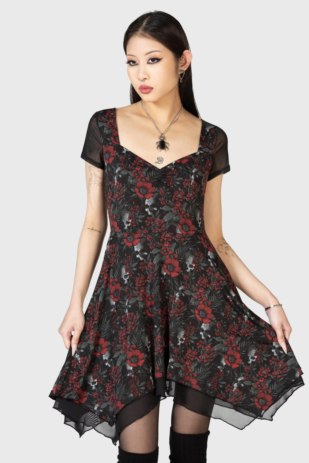 Women Mini | Killstar Crimson Decay Mini Dress