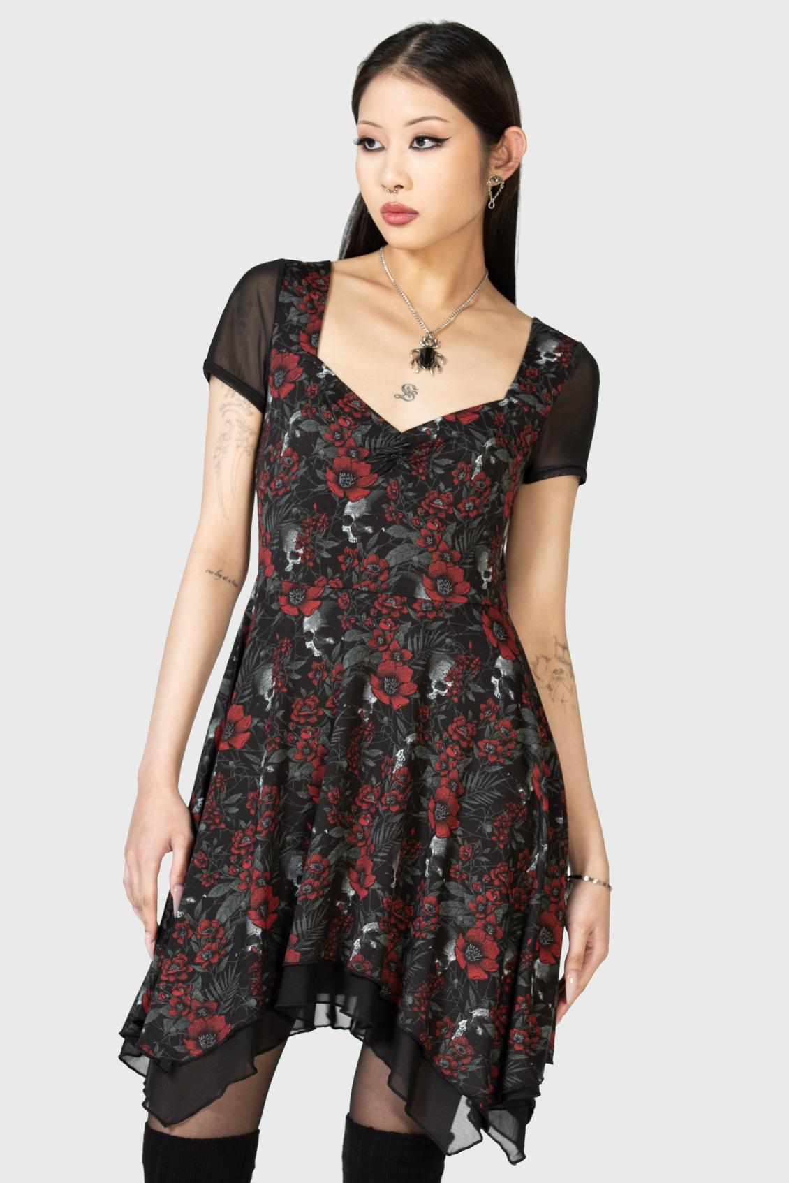 Women Mini | Killstar Crimson Decay Mini Dress