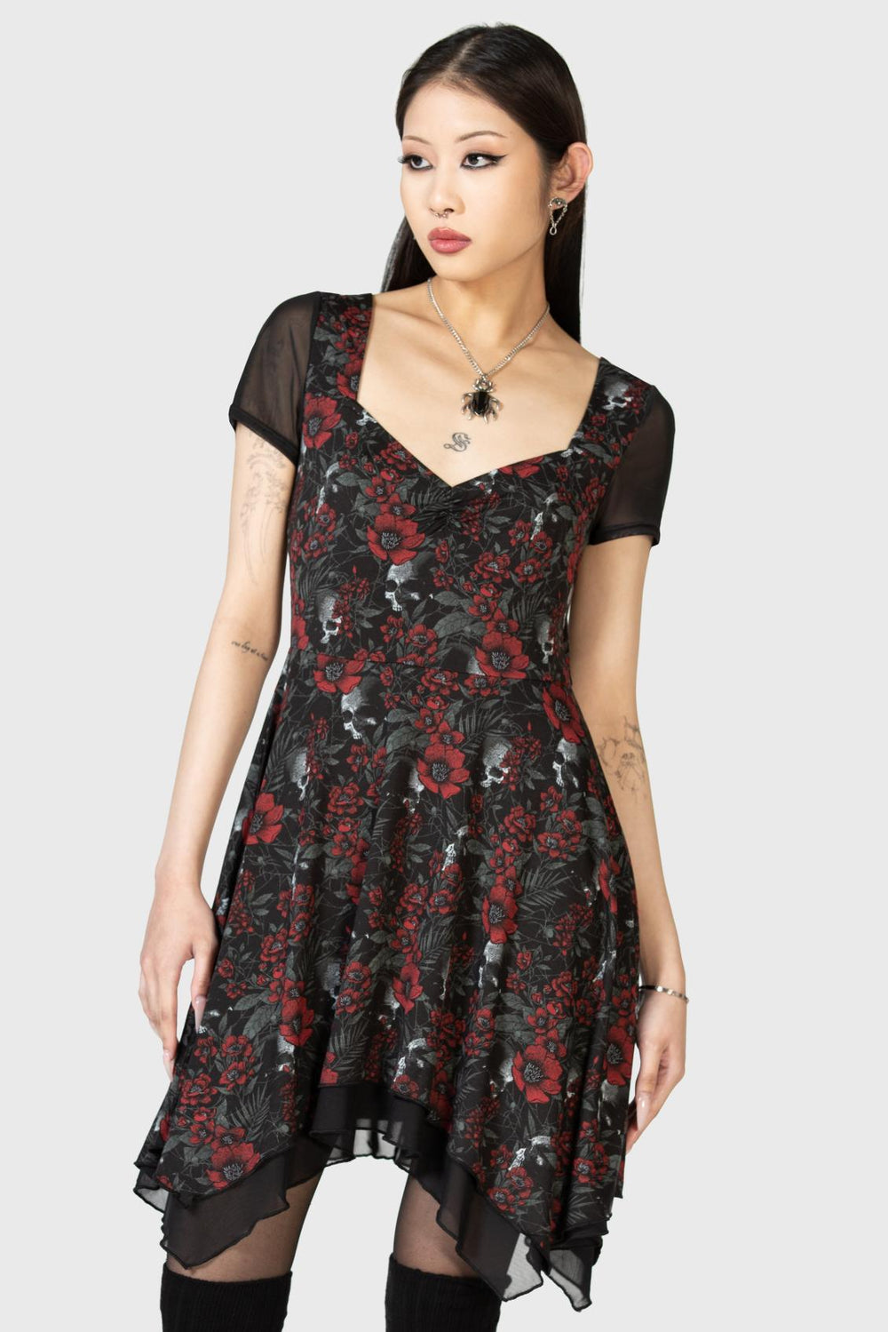 Women Mini | Killstar Crimson Decay Mini Dress