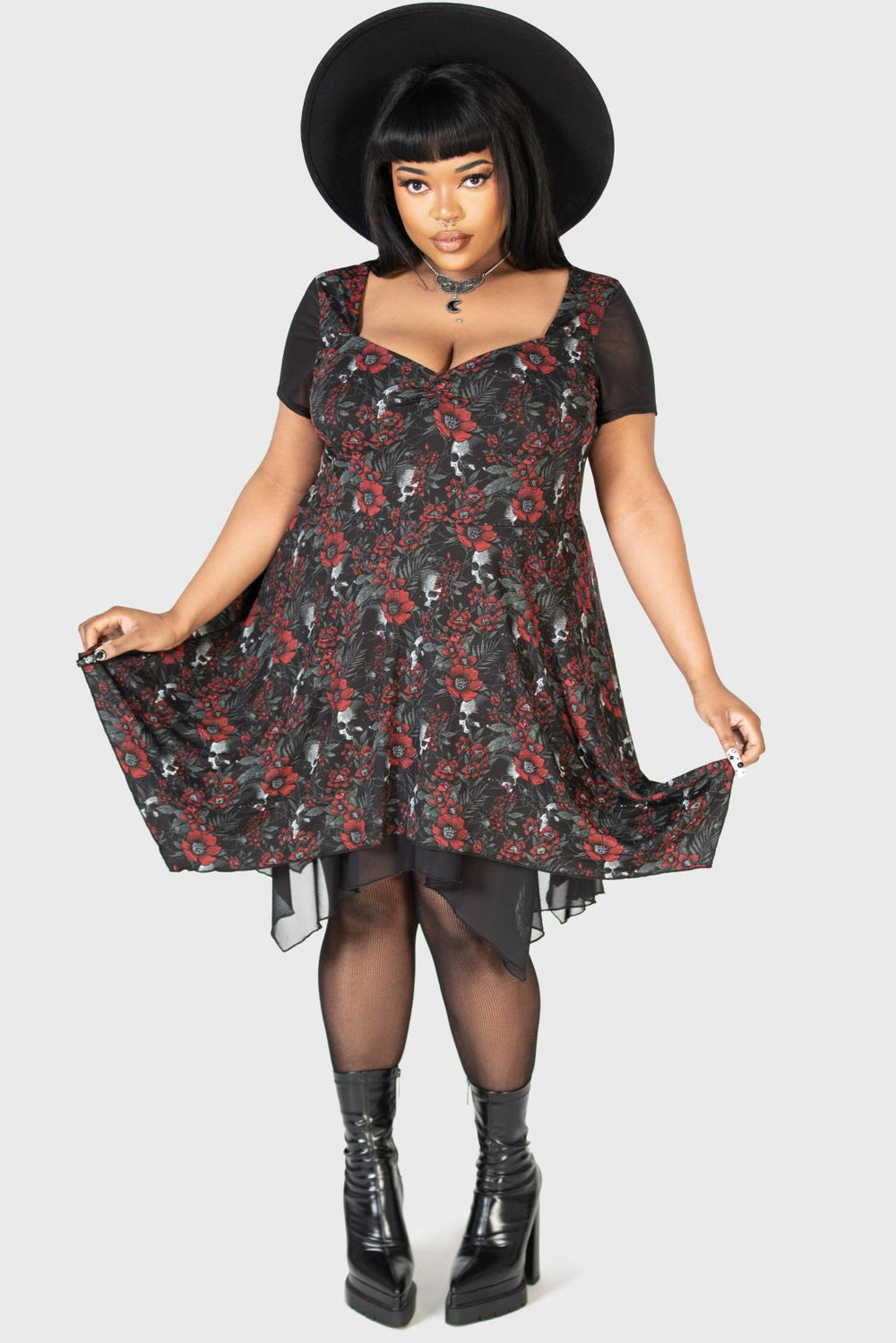 Women Mini | Killstar Crimson Decay Mini Dress
