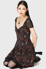 Women Mini | Killstar Crimson Decay Mini Dress