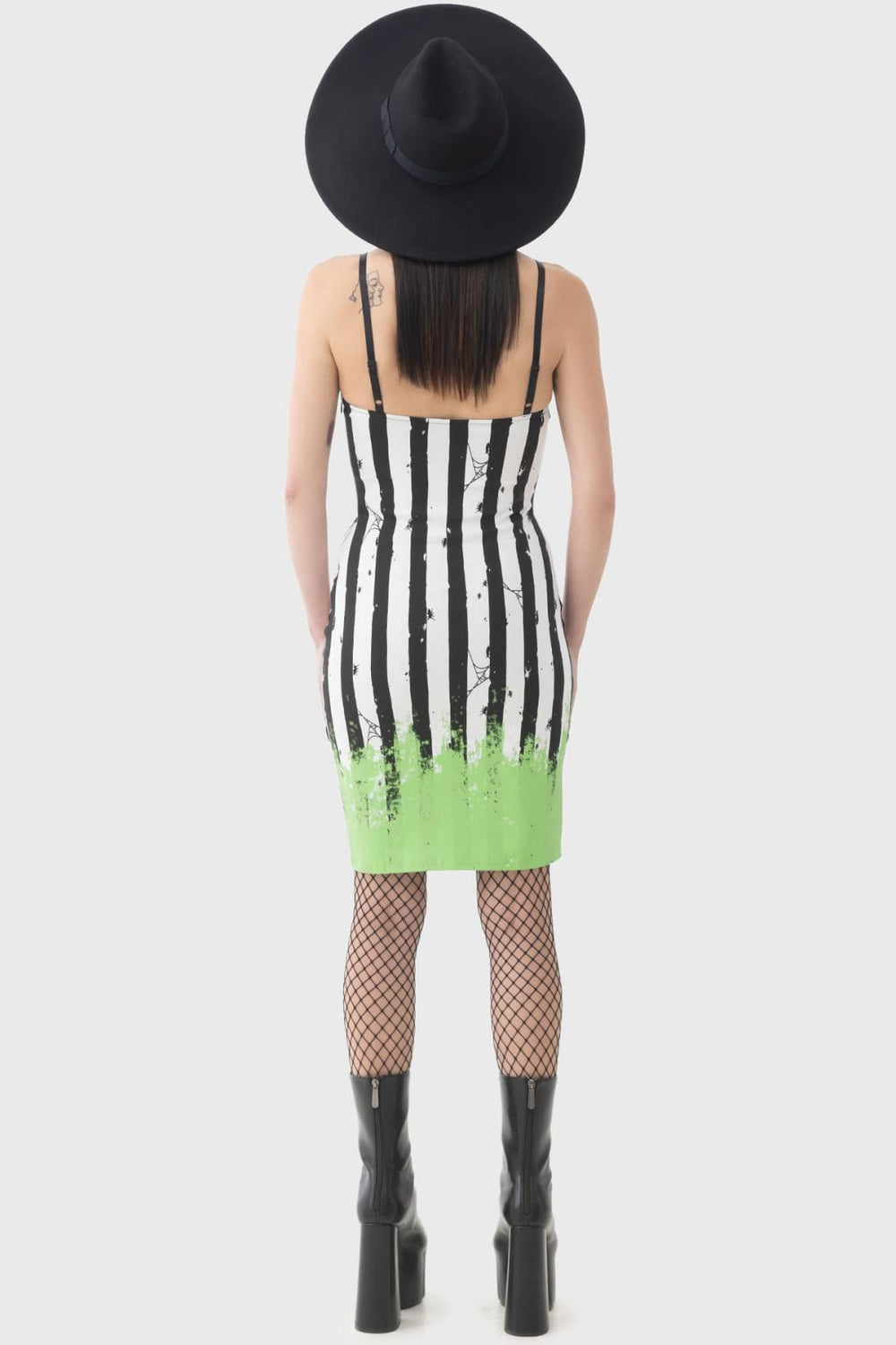 Women Mini | Killstar Distressed Stripe Bodycon Dress