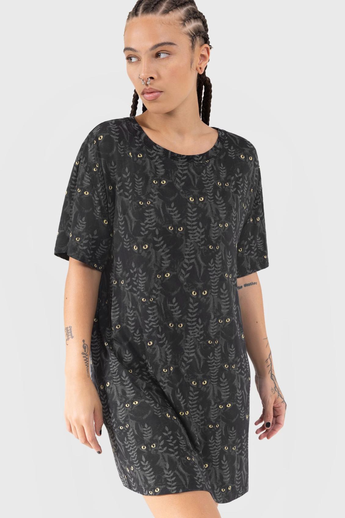 Women Mini | Killstar Familiar Woods T-Shirt Dress