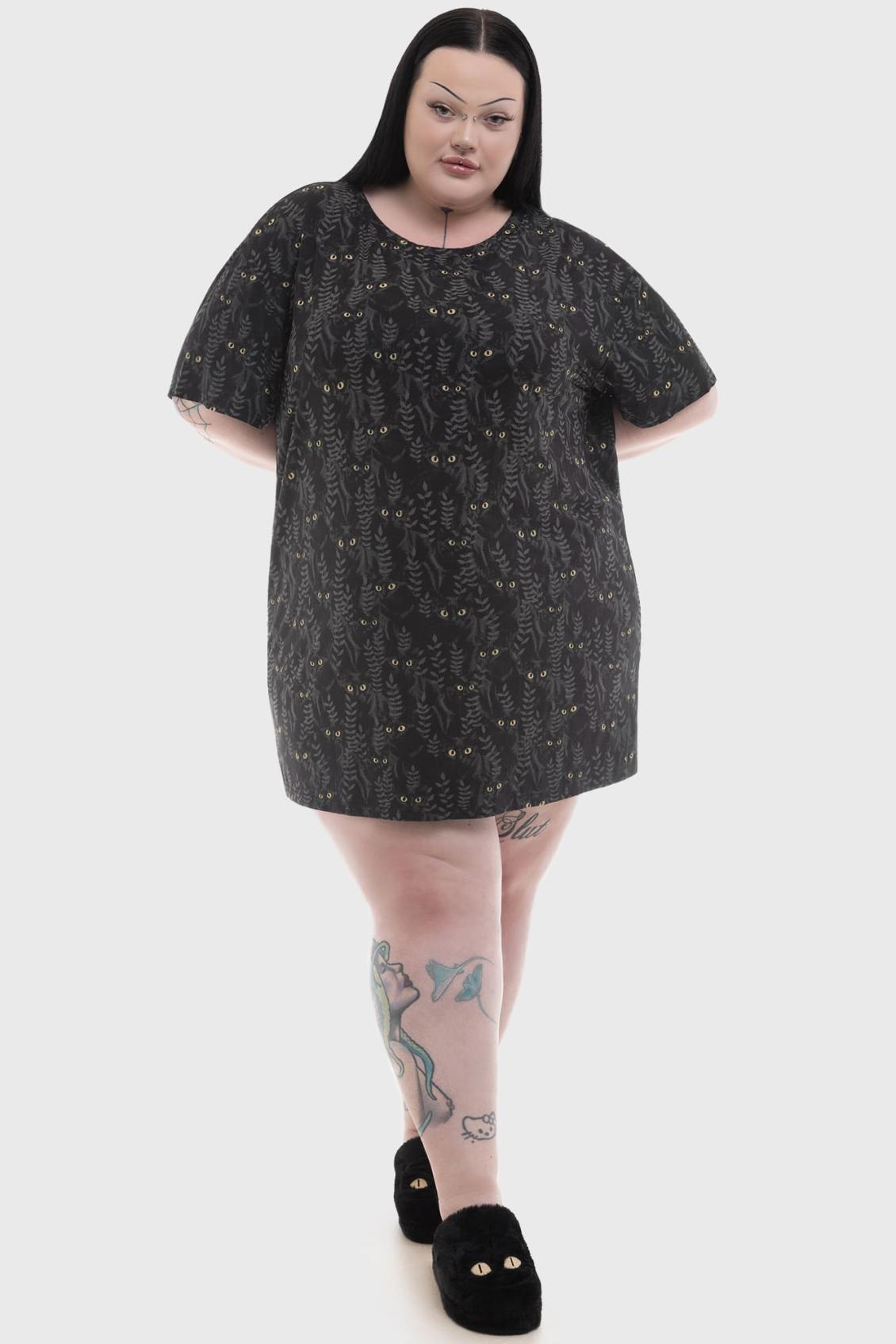 Women Mini | Killstar Familiar Woods T-Shirt Dress
