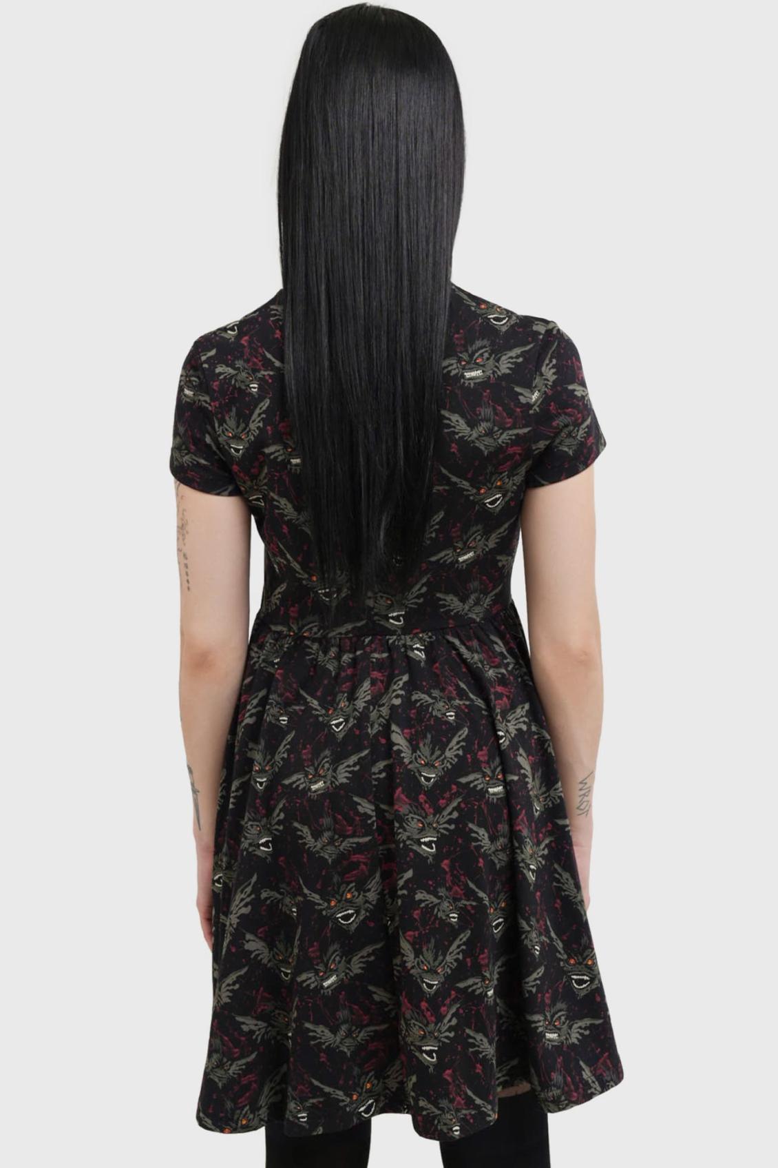 Women Mini | Killstar Gremlins After Midnight Skater Dress