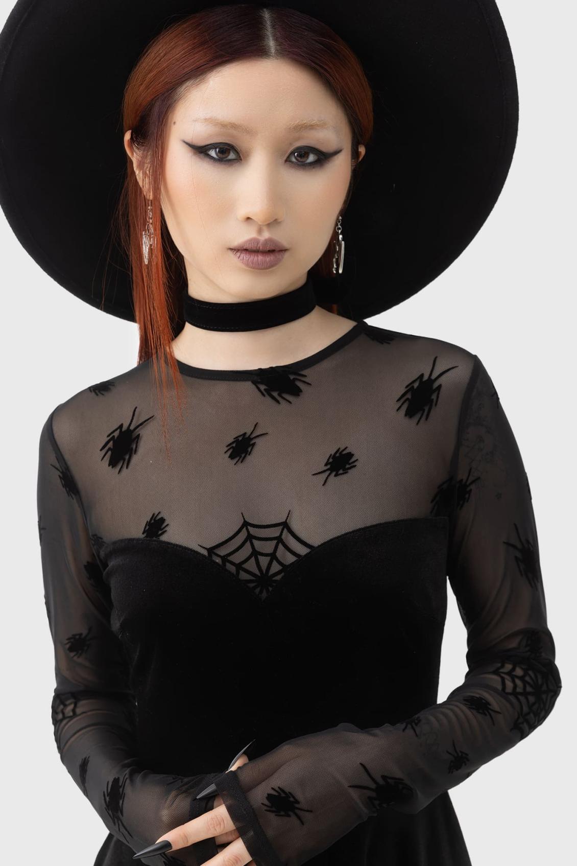 Women Mini | Killstar Here Lies Beetlejuice Mini Dress