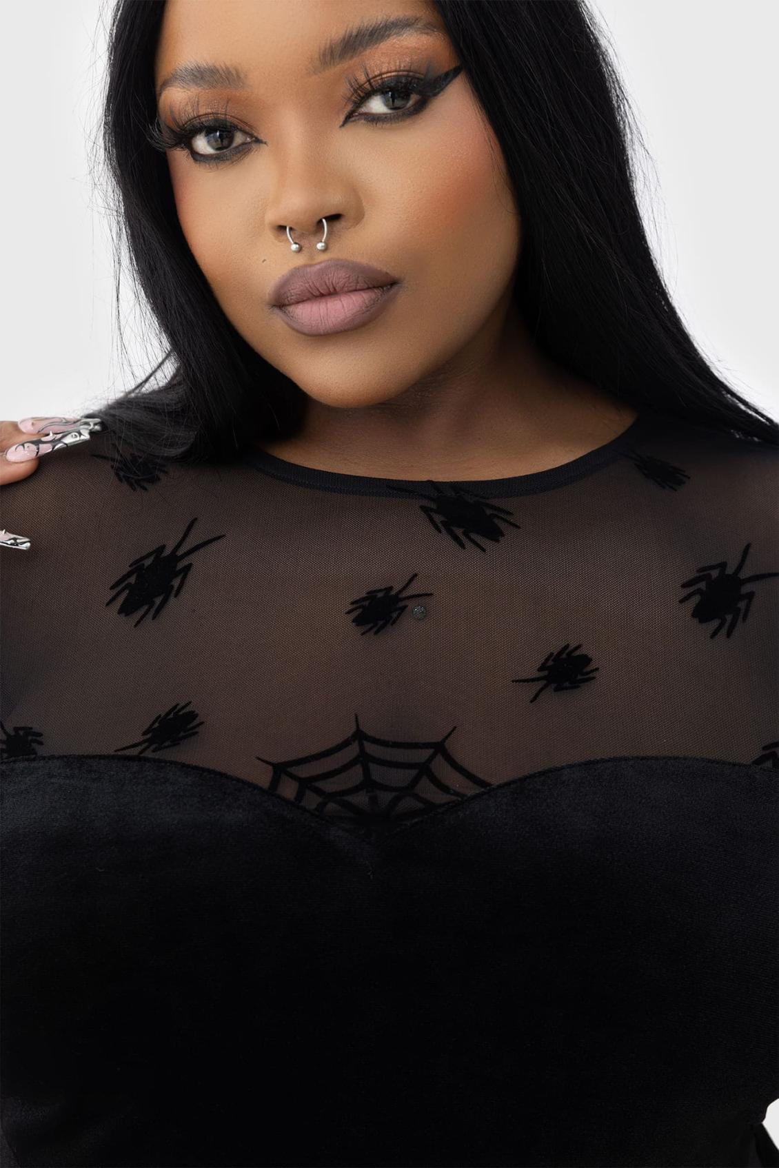 Women Mini | Killstar Here Lies Beetlejuice Mini Dress