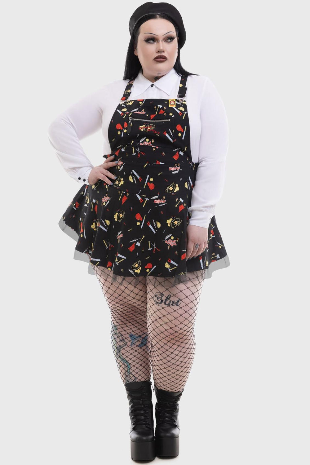 Women Mini | Killstar It&#039;s Time To Play Pinafore Dress