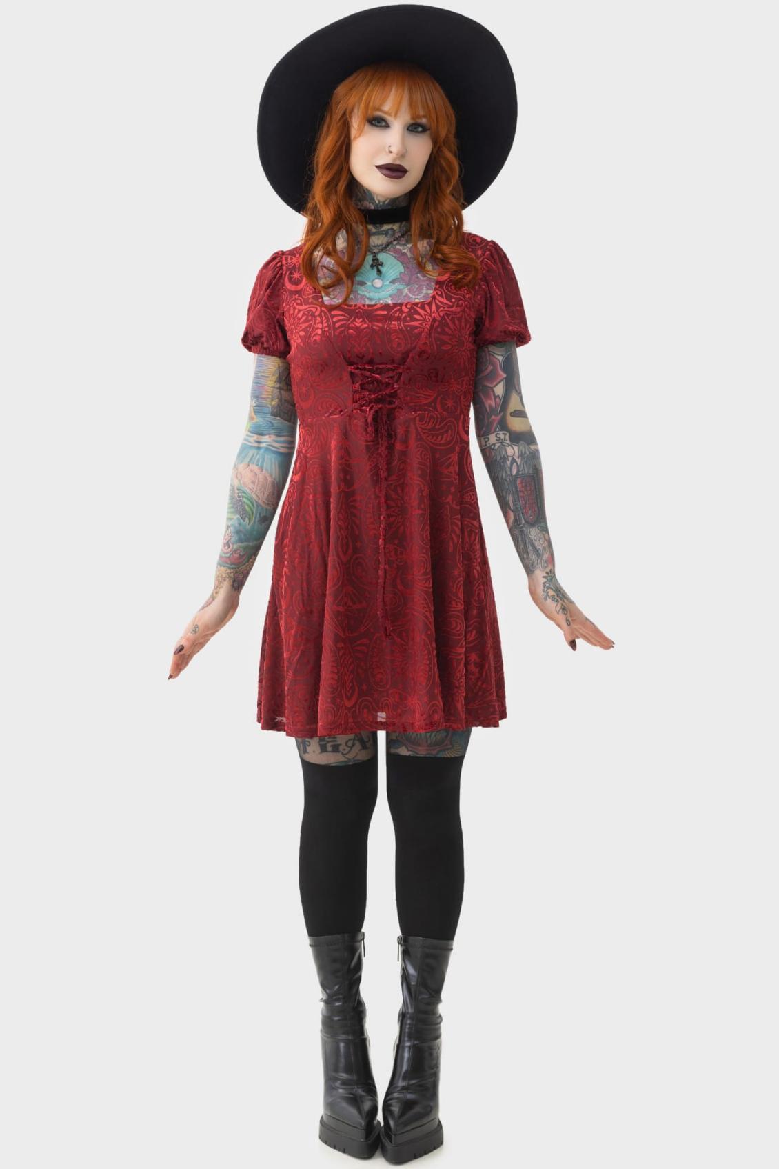 Women Mini | Killstar Lepidoptera Skater Dress