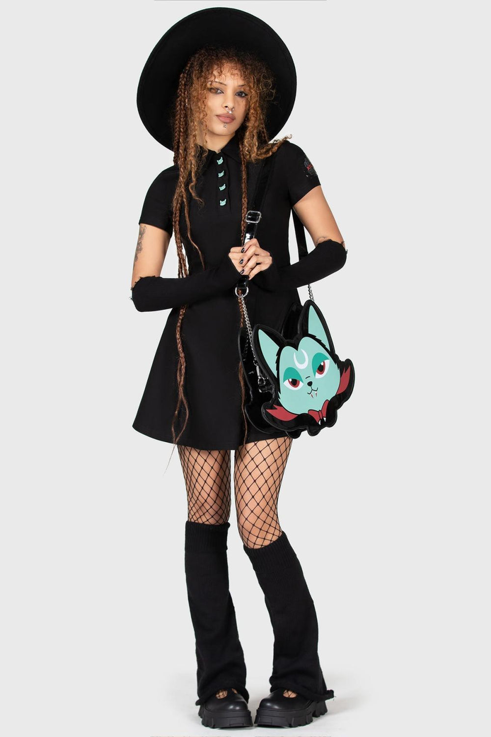 Women Mini | Killstar Lil Vampurr Collar Dress