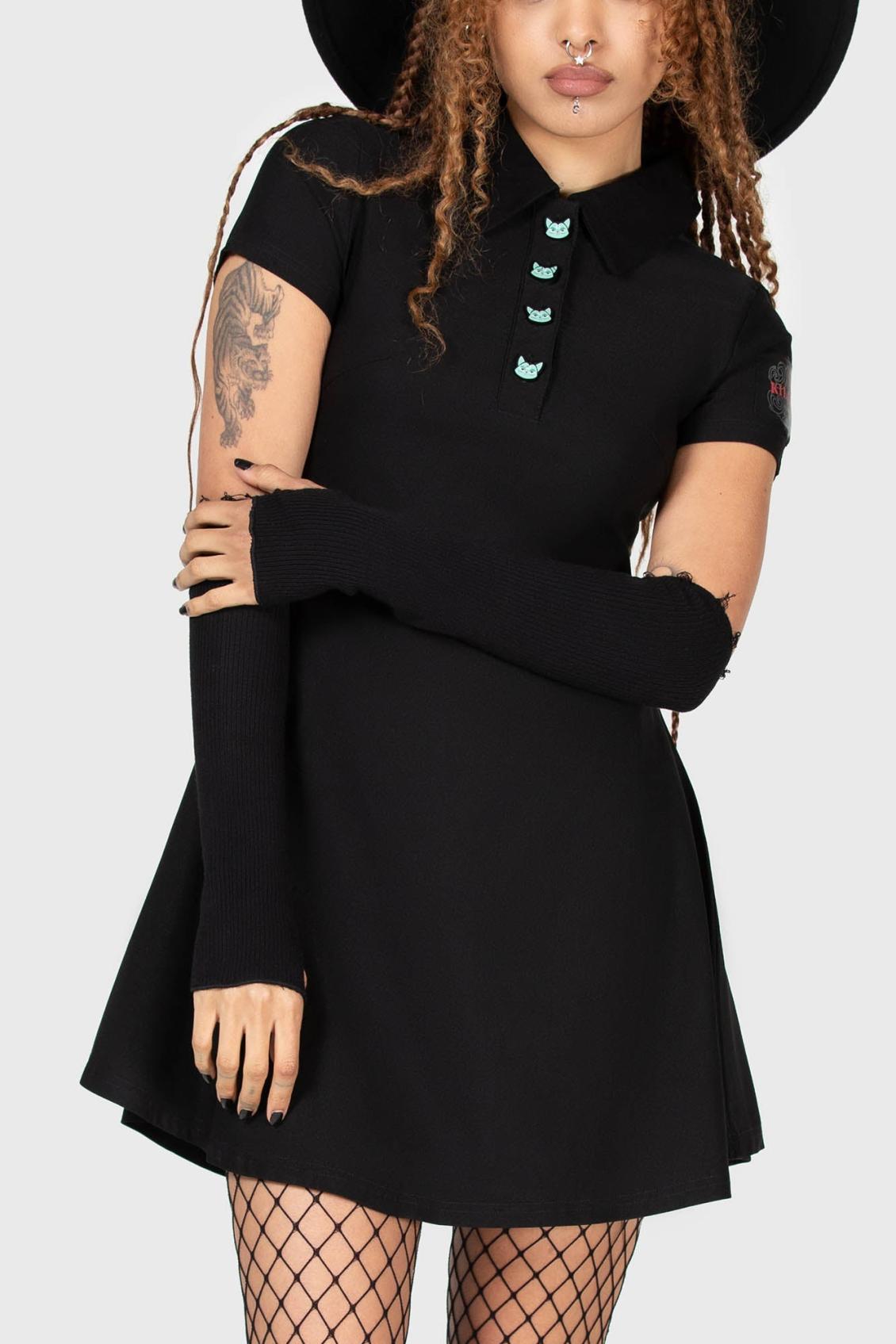 Women Mini | Killstar Lil Vampurr Collar Dress