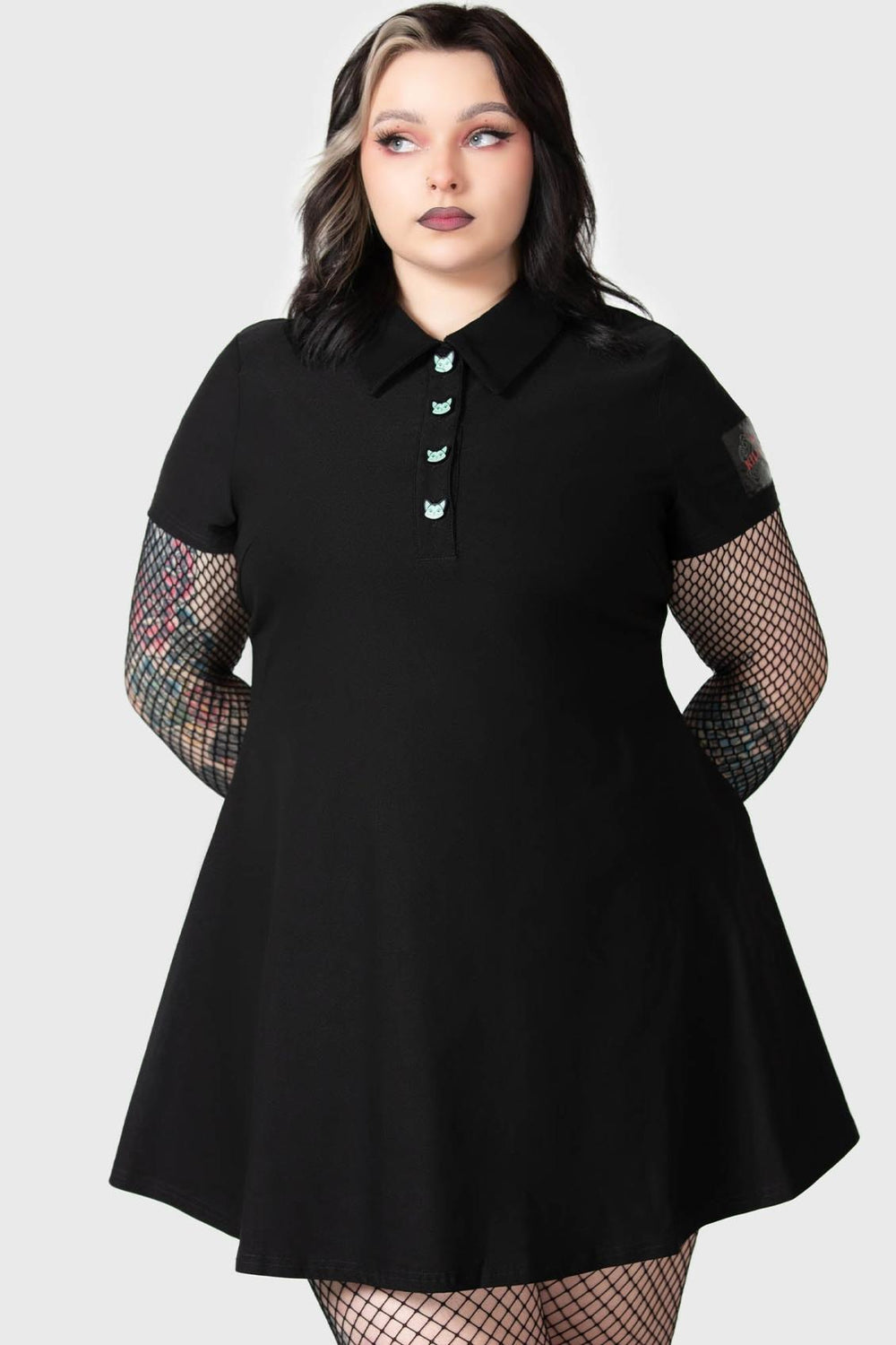 Women Mini | Killstar Lil Vampurr Collar Dress