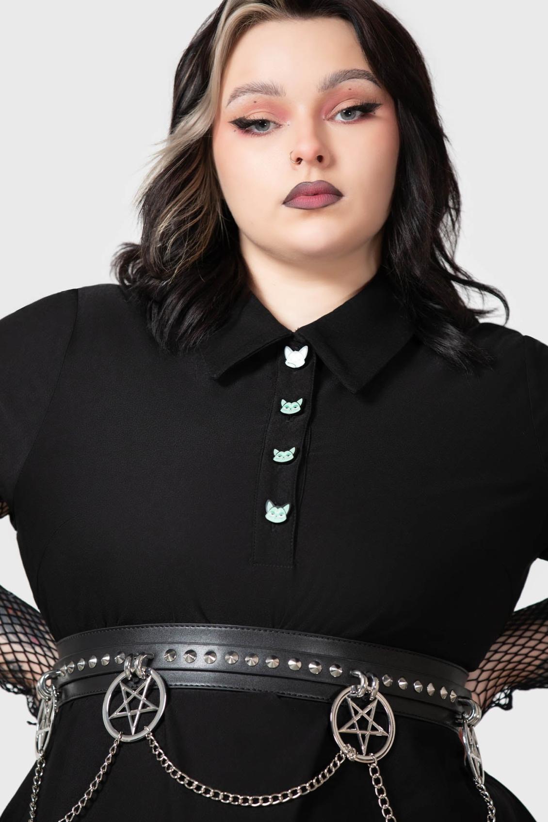 Women Mini | Killstar Lil Vampurr Collar Dress