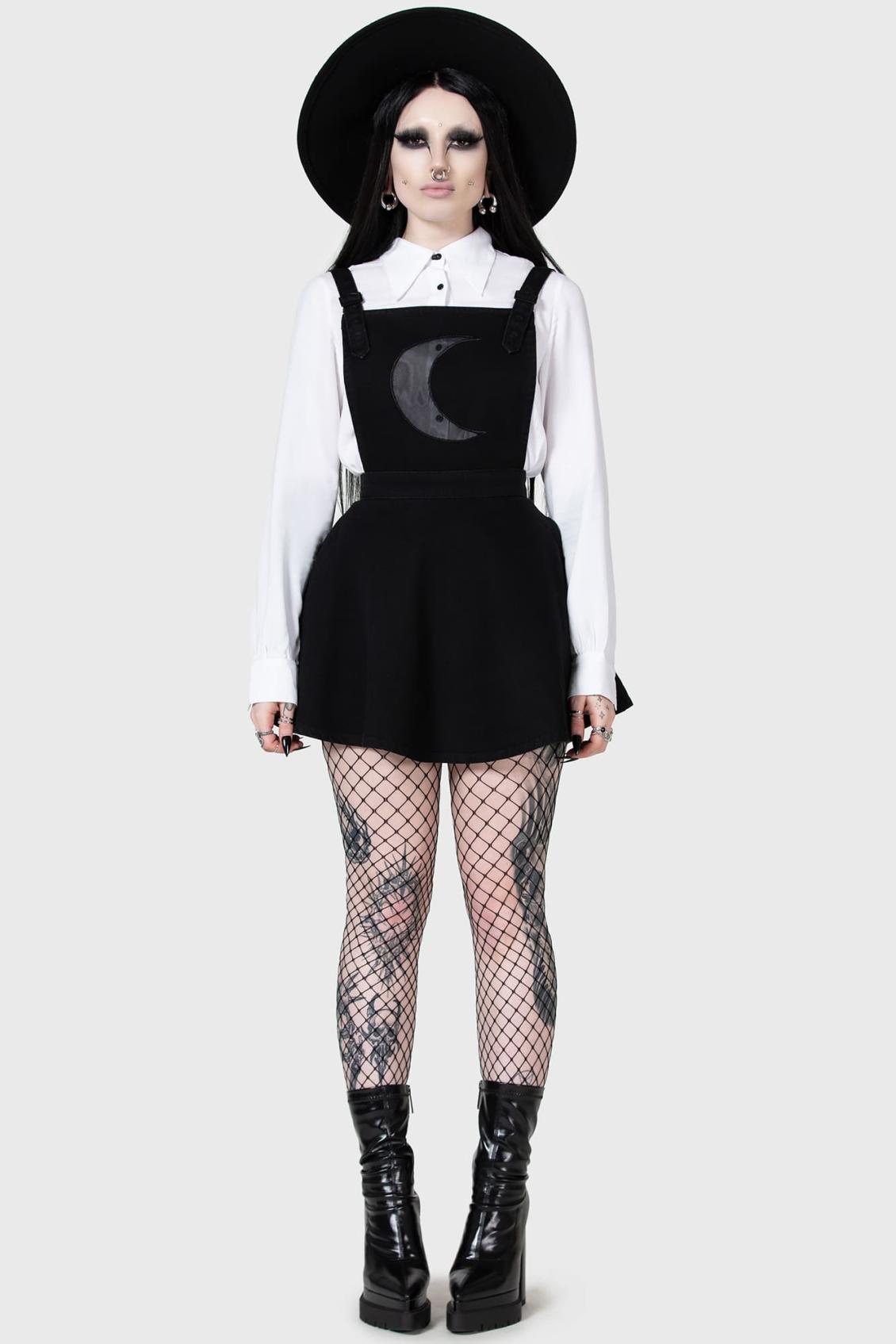 Women Mini | Killstar Luna Orb Pinafore Dress