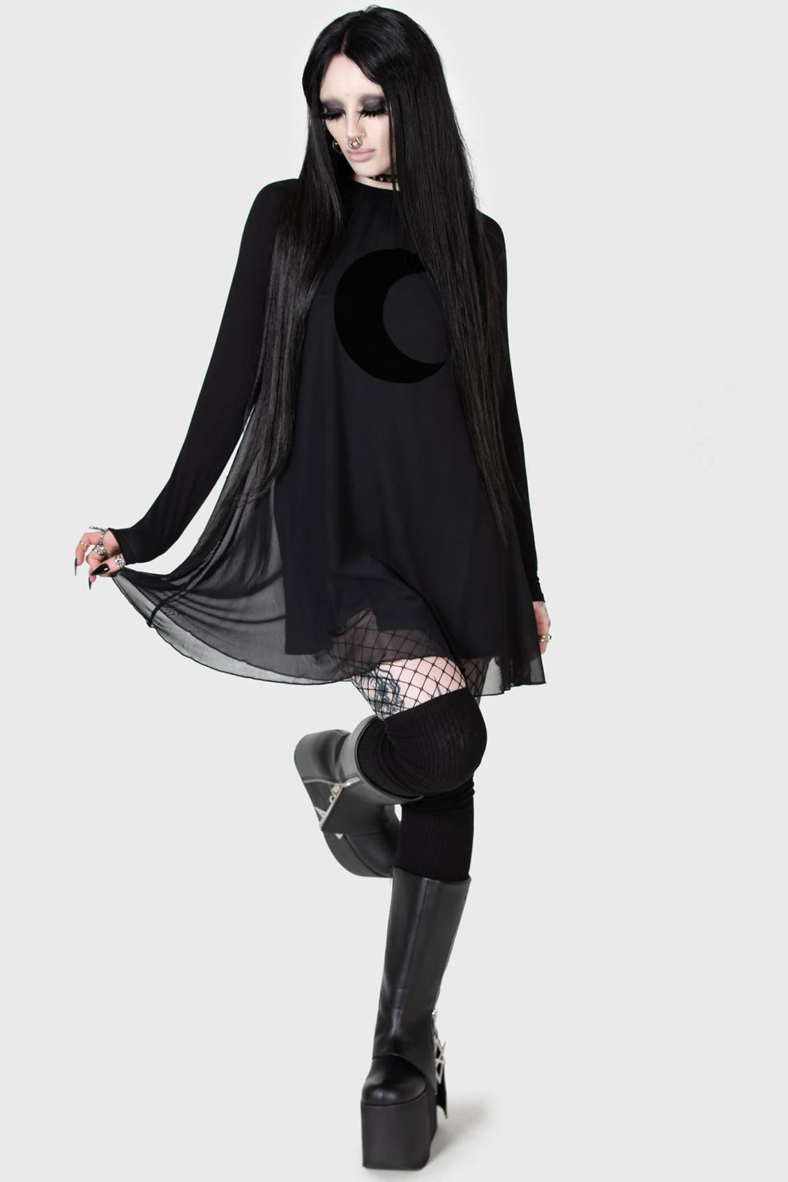 Women Mini | Killstar Lunar Apex Raglan Dress