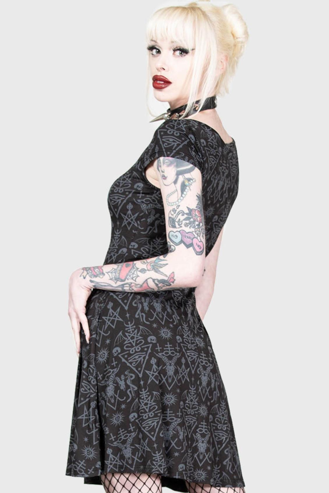 Women Mini | Killstar Maiden&#039;s Spirit Skater Dress
