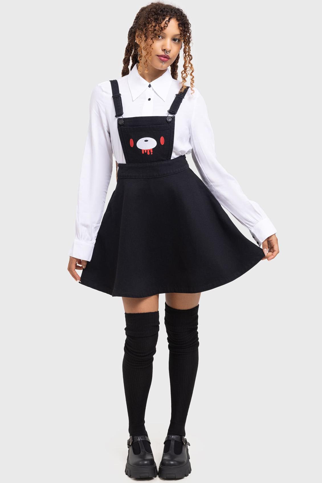 Women Mini | Killstar Naughty Grizzly Pinafore Dress