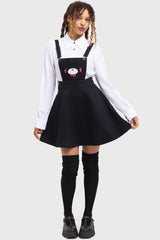 Women Mini | Killstar Naughty Grizzly Pinafore Dress