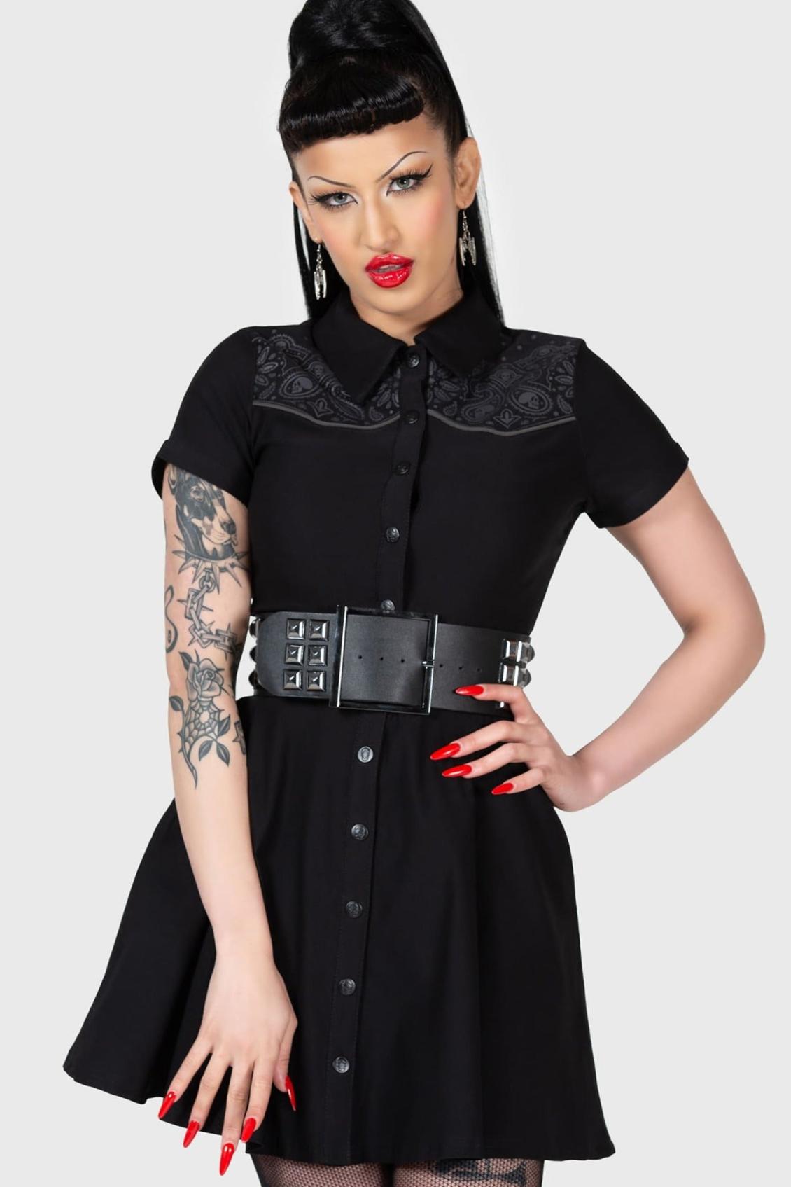 Women Mini | Killstar No Where&#039;s Ville Skater Dress