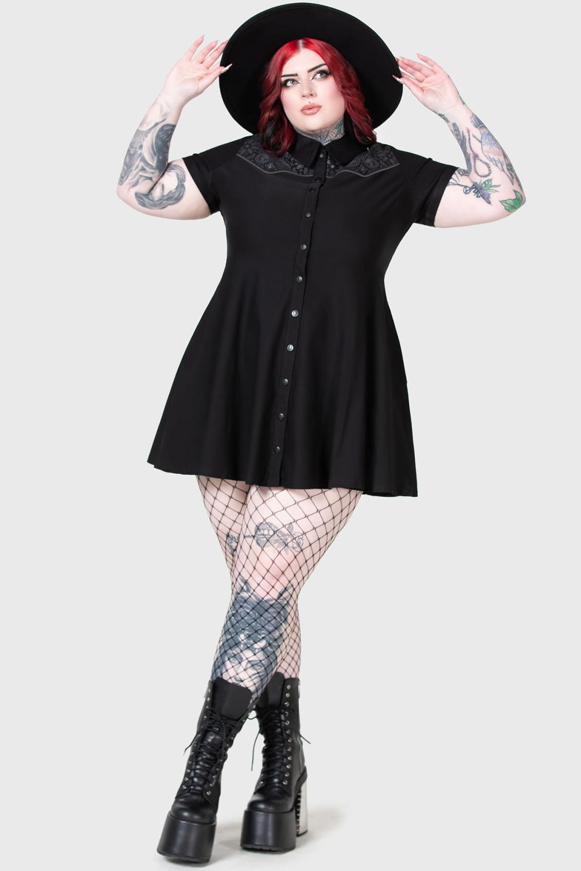 Women Mini | Killstar No Where&#039;s Ville Skater Dress