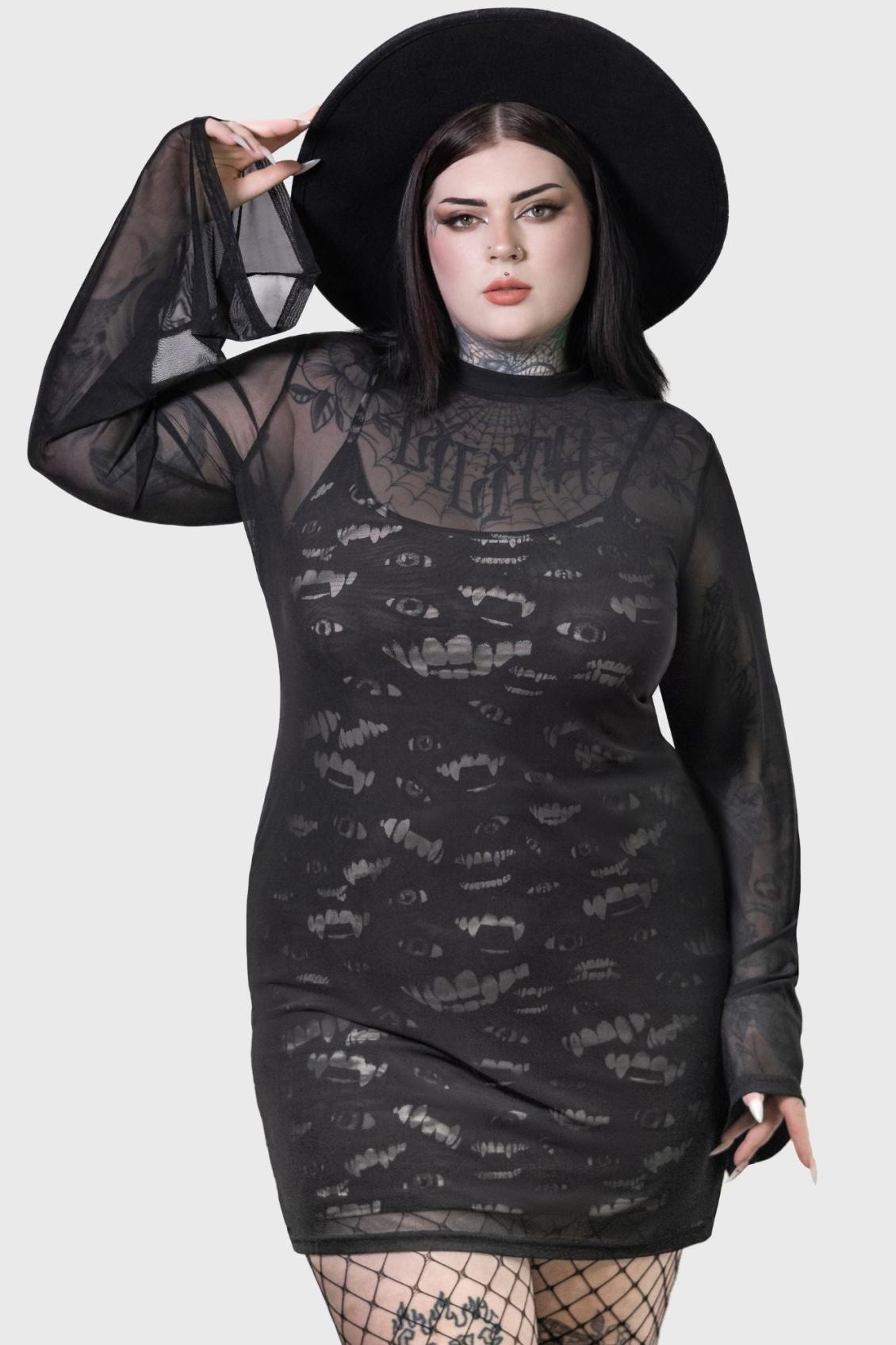 Women Mini | Killstar Sheer Vamp Dress