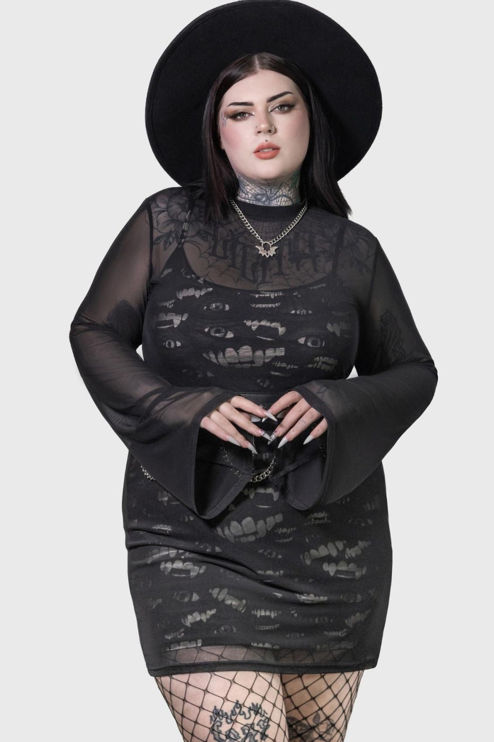 Women Mini | Killstar Sheer Vamp Dress