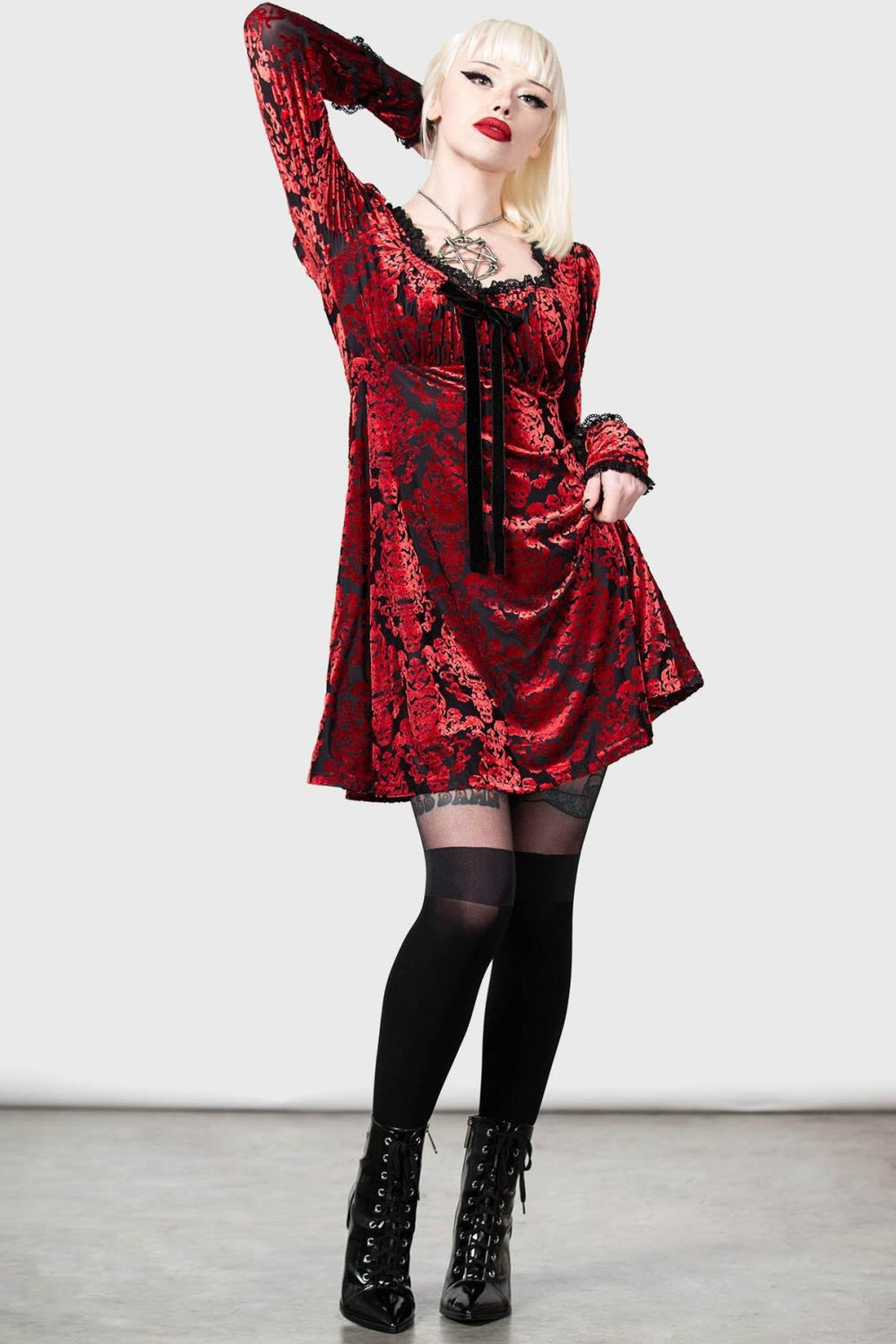 Women Mini | Killstar Sitri Long Sleeve Dress