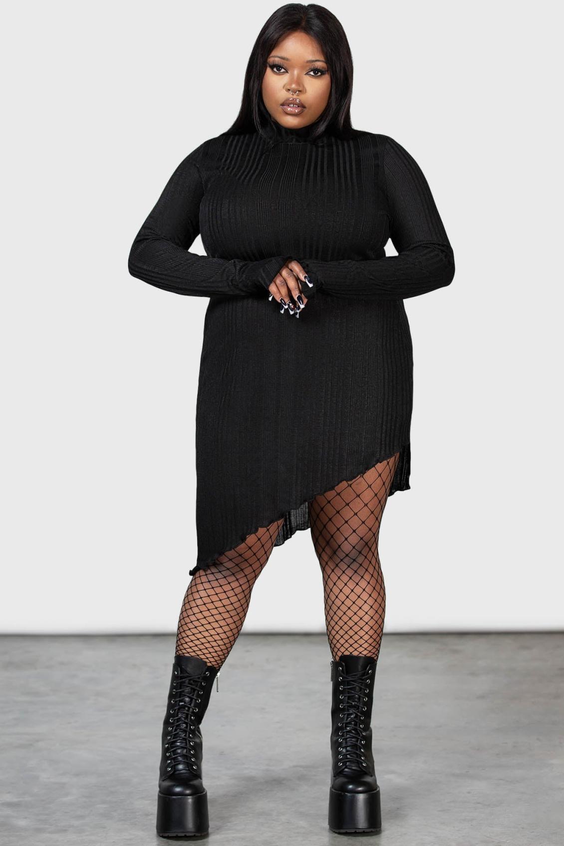 Women Mini | Killstar Stone Heart Asymmetric Dress