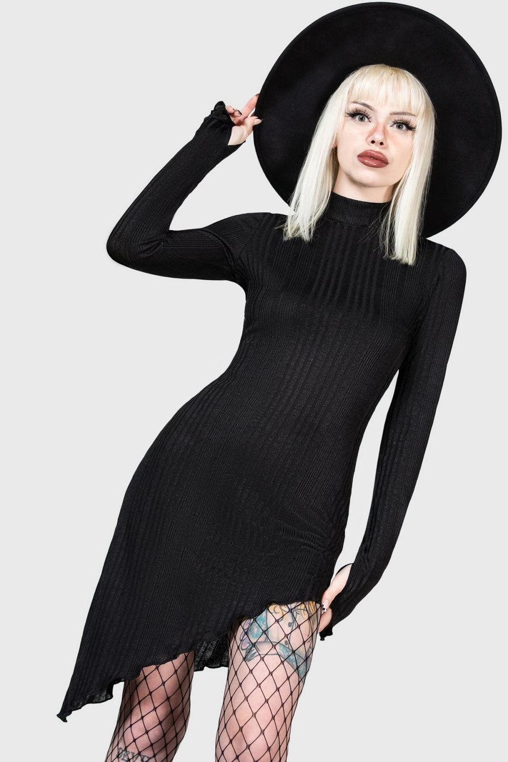 Women Mini | Killstar Stone Heart Asymmetric Dress
