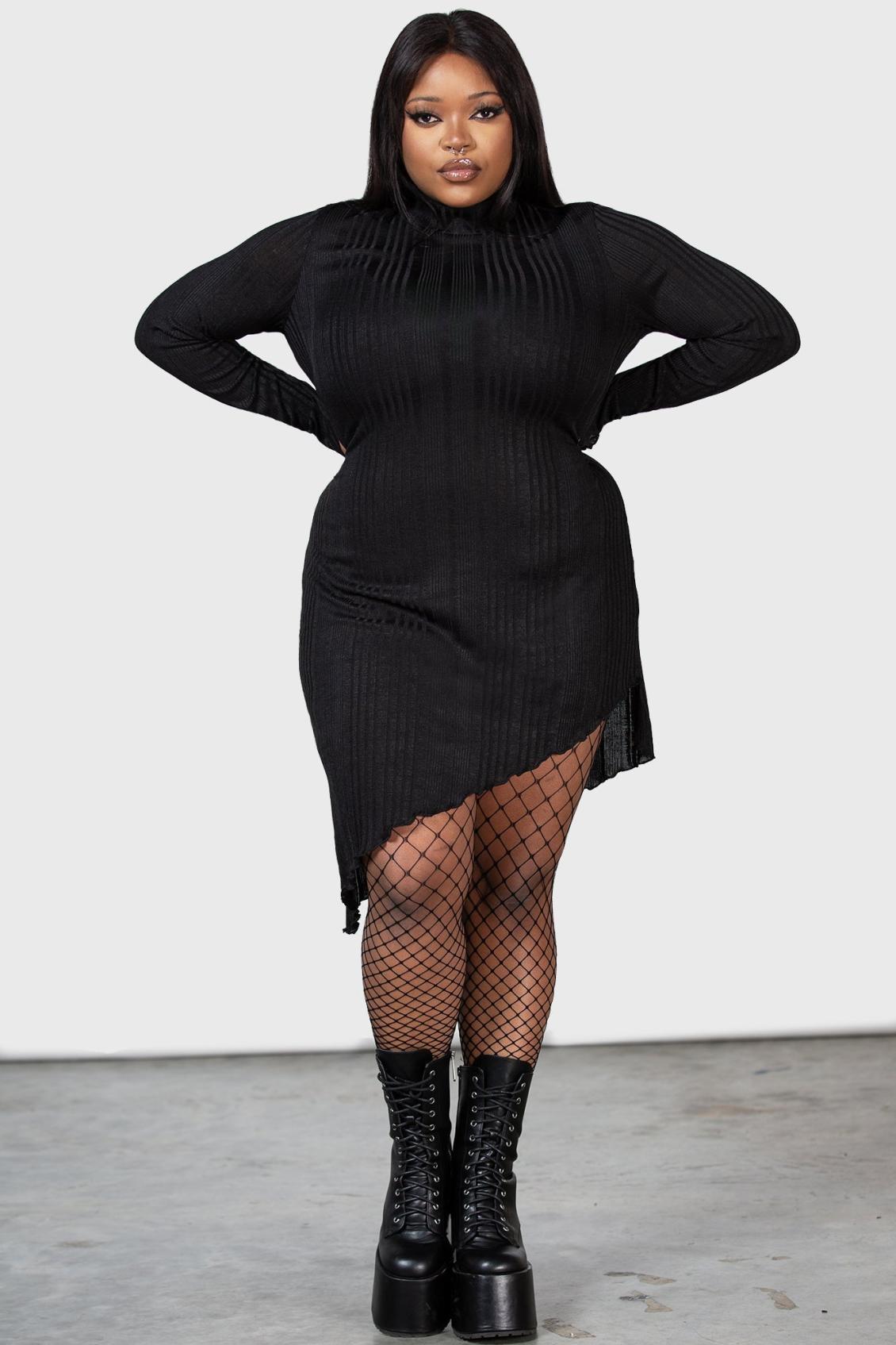 Women Mini | Killstar Stone Heart Asymmetric Dress