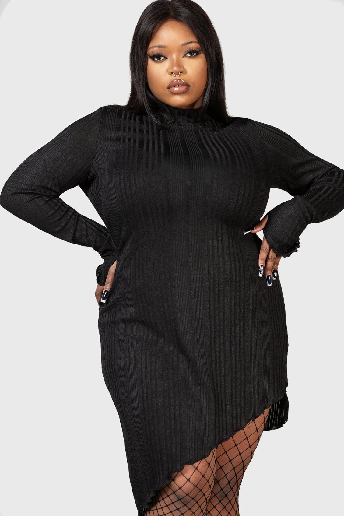 Women Mini | Killstar Stone Heart Asymmetric Dress