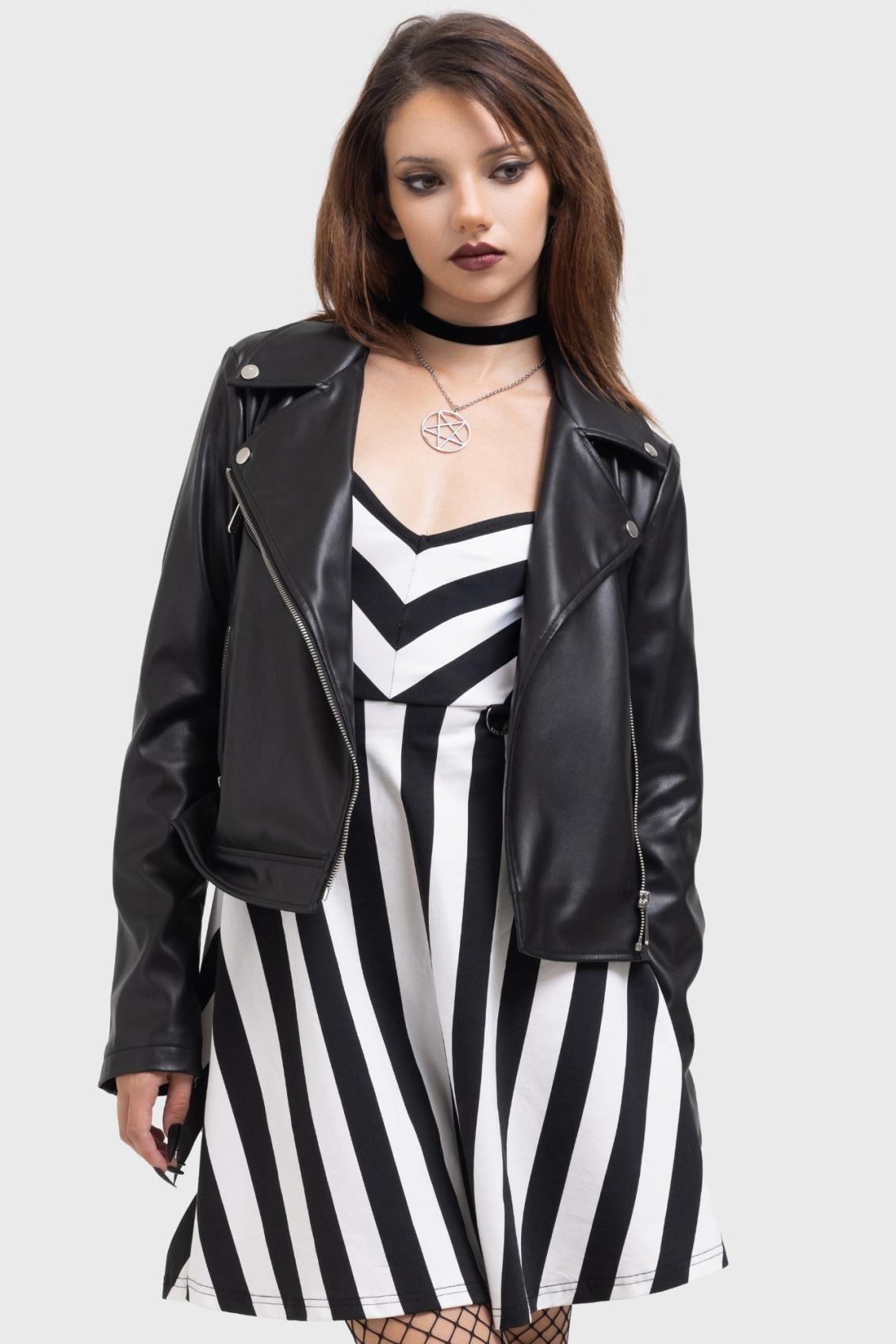 Women Mini | Killstar Stripe O Negative Dress