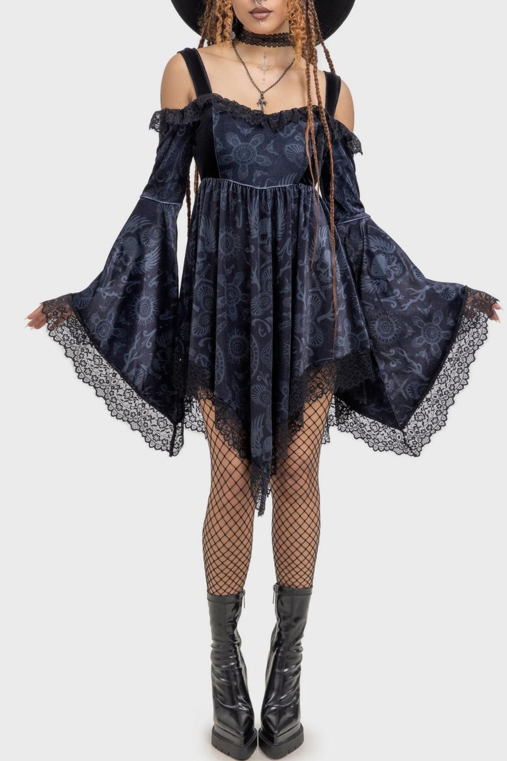 Women Mini | Killstar Temptation Bardot Dress