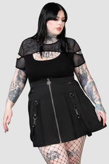 Women Mini Skirts | Killstar Blaire B*tch Mini Skirt [B]