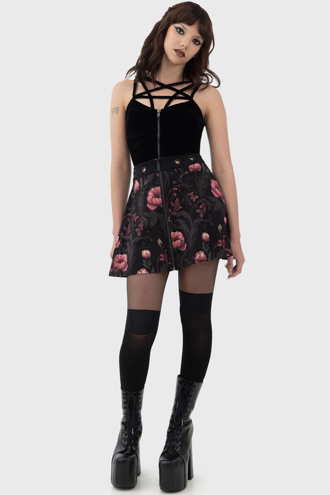 Women Mini Skirts | Killstar Cottage Chorus Skirt