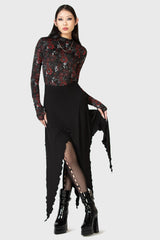 Women Mini Skirts | Killstar Creeping Willow Midi Skirt